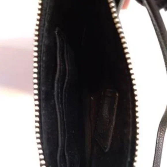 Small Black Coach Wristlet - Picture 2 of 6